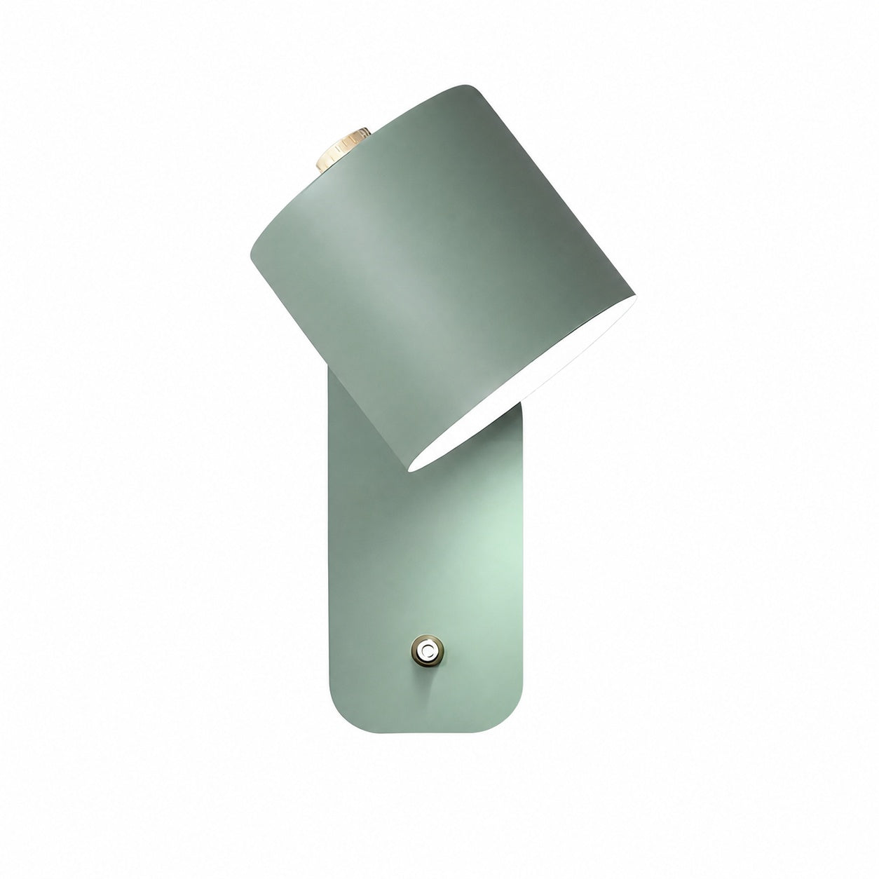 Volyne Adjustable Swivel Cylinder Wall Sconce - Minimalist Metal Wall Lamp for Bedroom and Reading Area