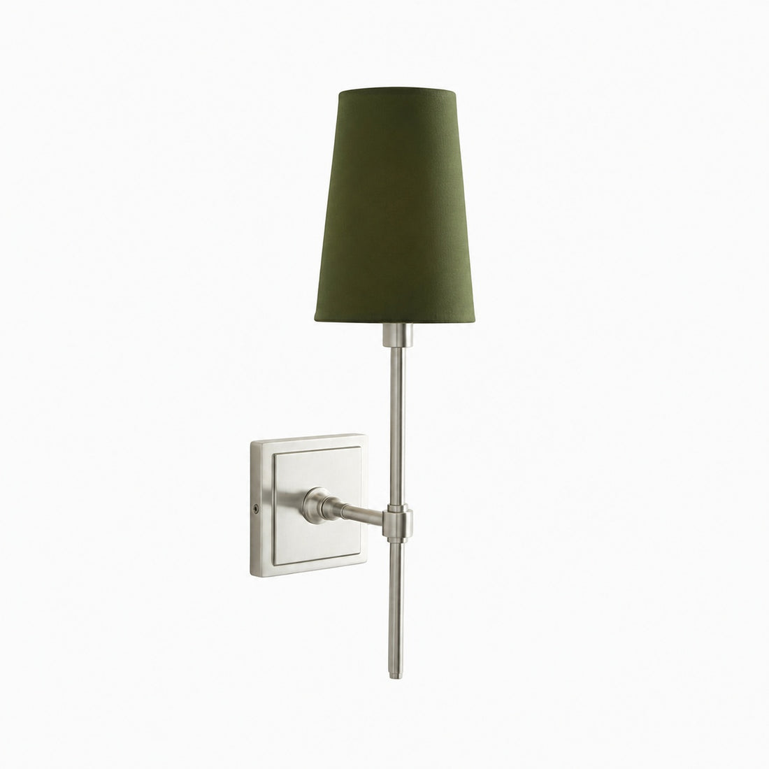 Derlina White Linen Shades Wall Lamp – Retro Metal Multi-Head Lighting Fixture