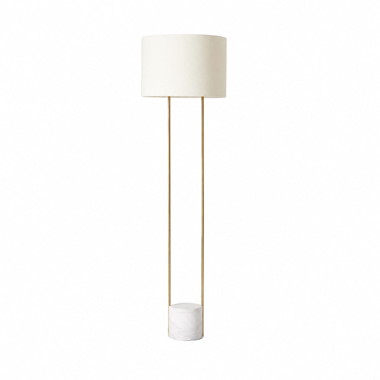 Luma Minimalist Industrial Table Lamp and Floor Lamp – Metal Frame with Soft Fabric Shade for Home and Office