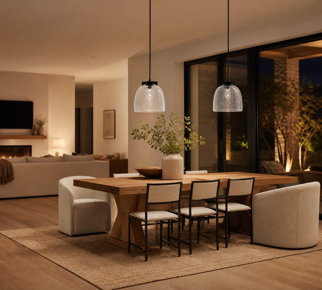 Auria Metal Brass Pendant Lighting - Vintage Finish with Glass Shade
