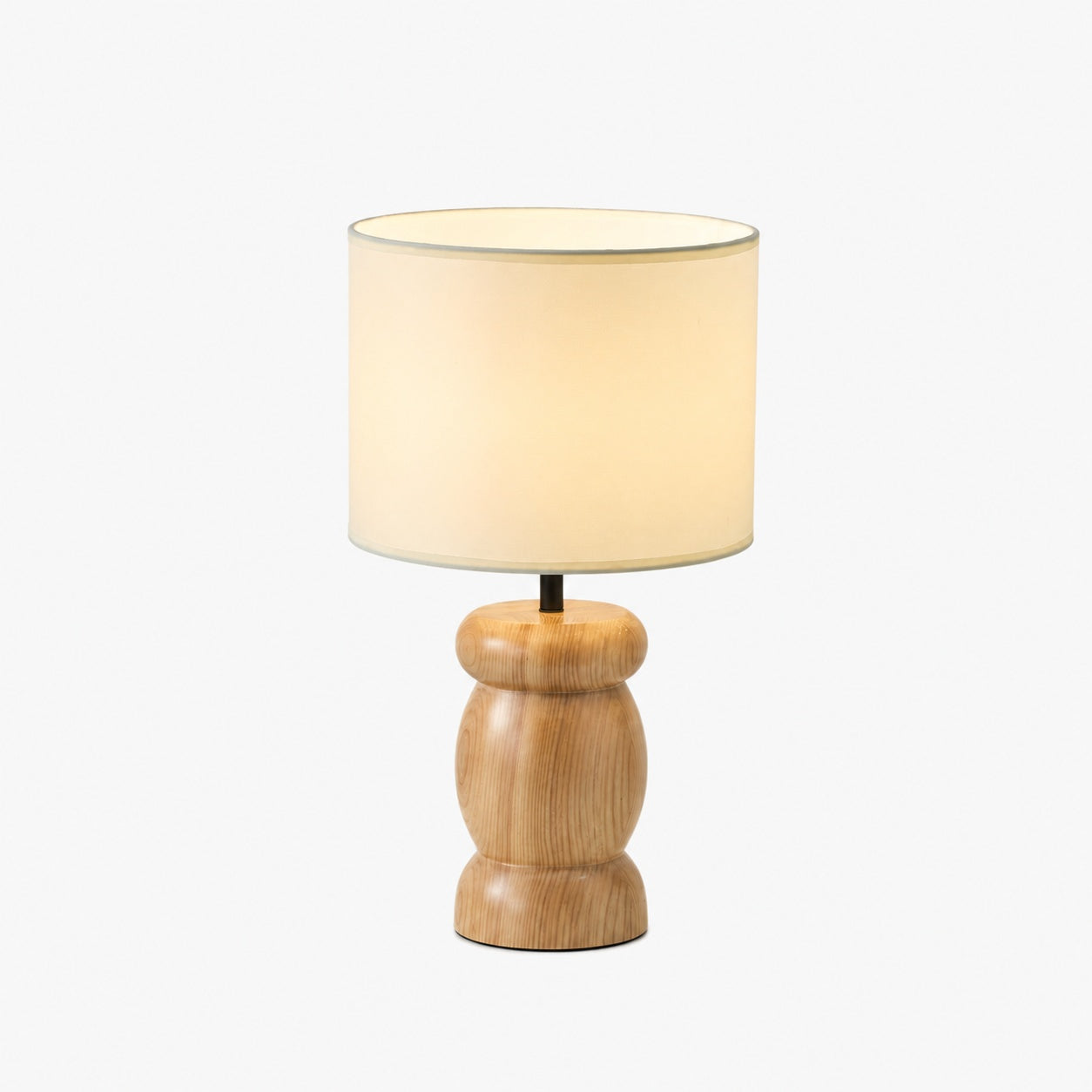 Pebble Wood Table Lamp