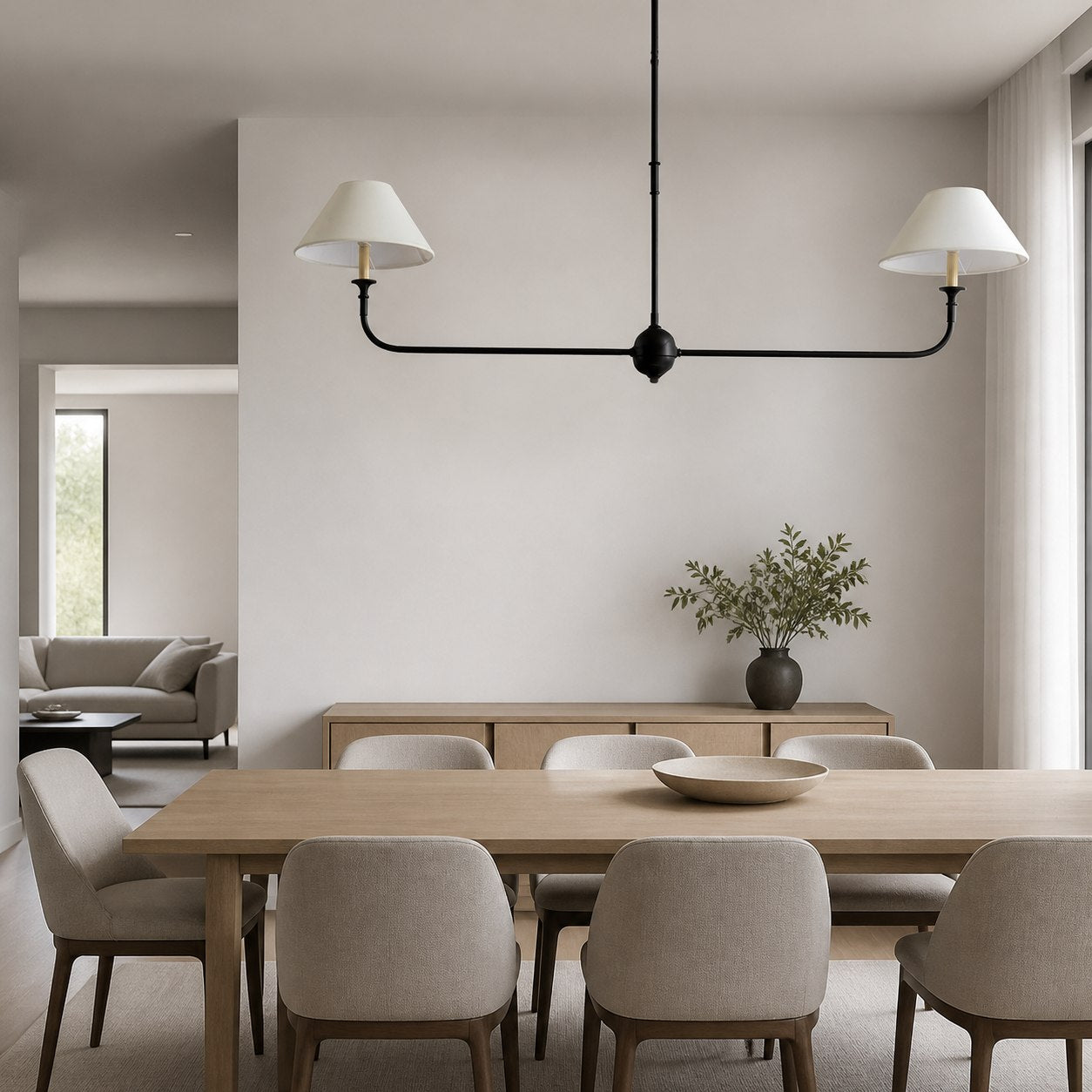 Piaf Grande Modern Industrial Metal Chandelier