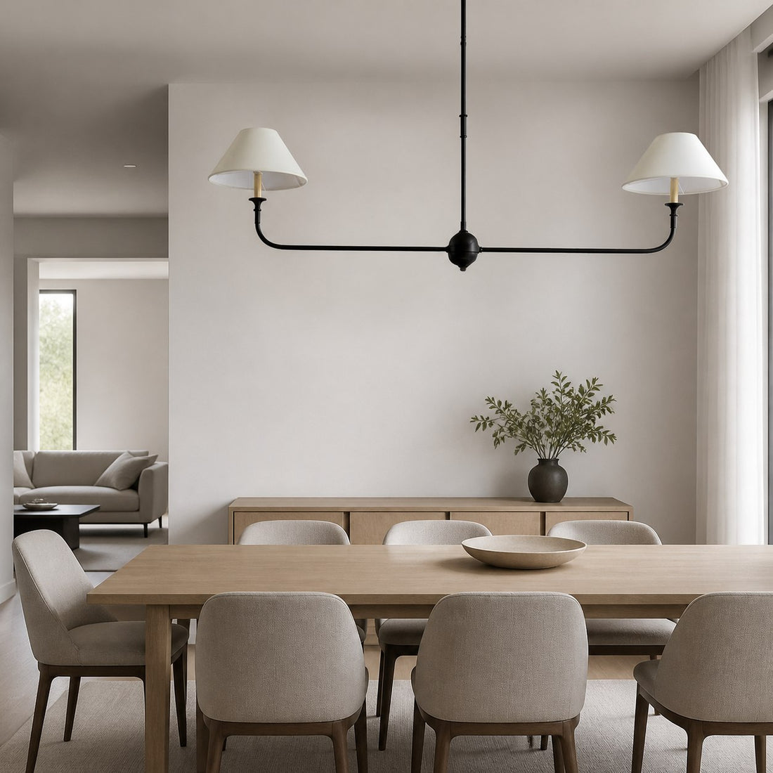 Piaf Grande Modern Industrial Metal Chandelier
