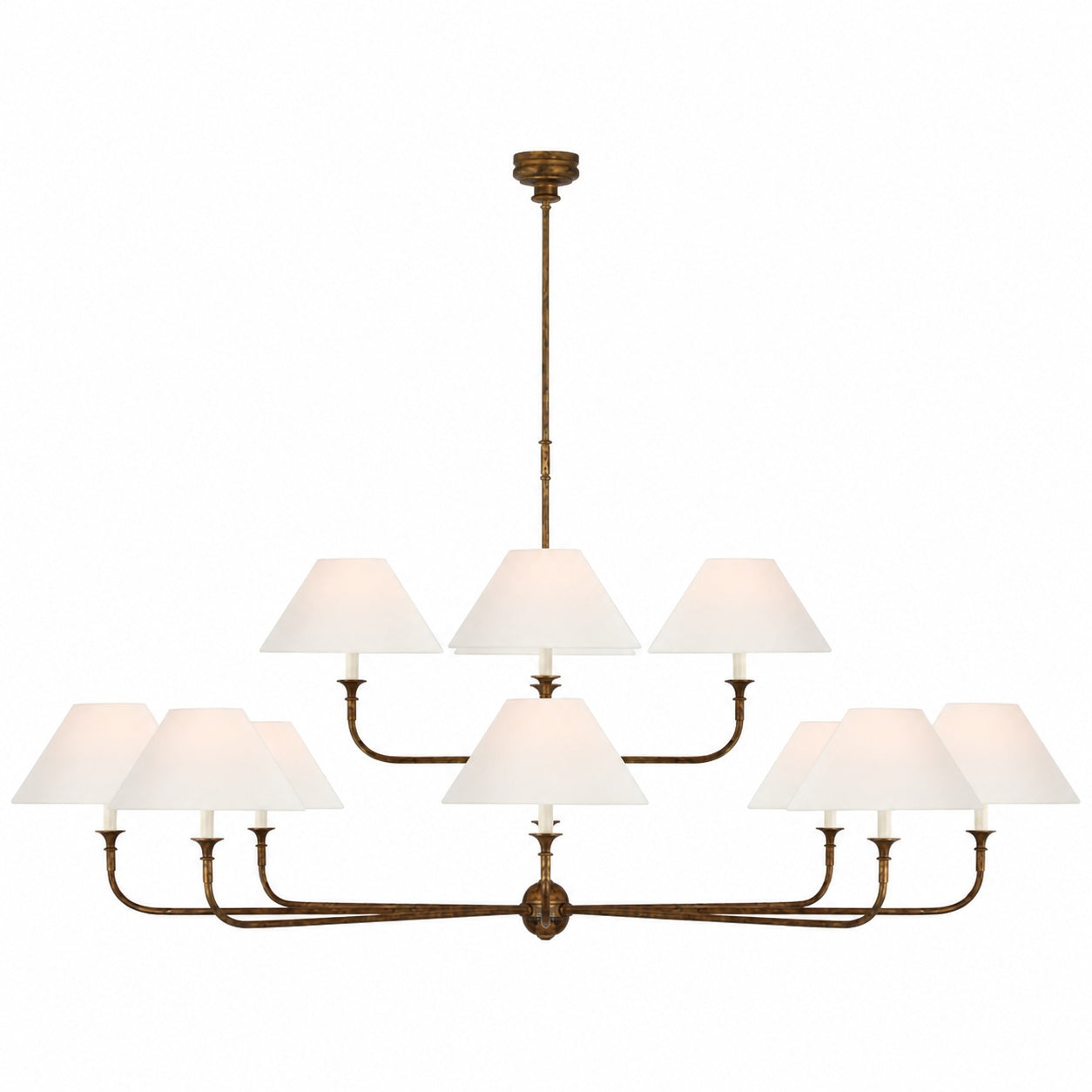 Piaf Grande Modern Industrial Metal Chandelier