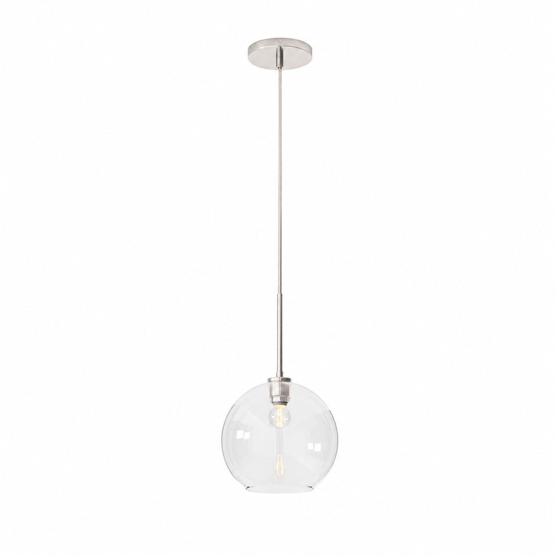 Selvion Sculptural Globe Pendant Light - Modern Glass Pendant Lamp - Sleek Design