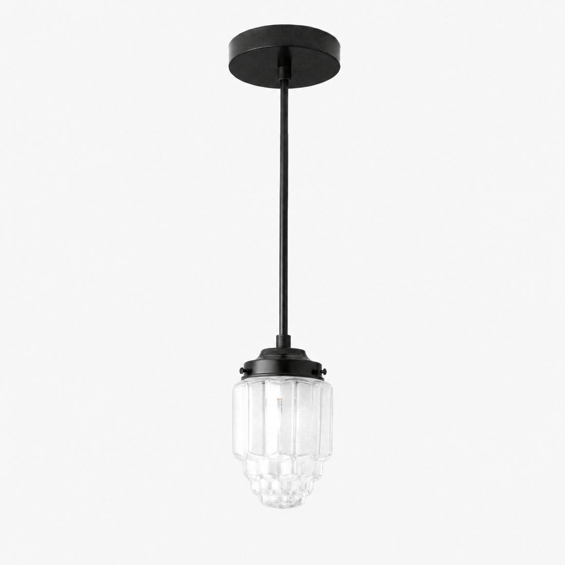 Tierlux Glass Pendant Light - Art Deco Globe Design