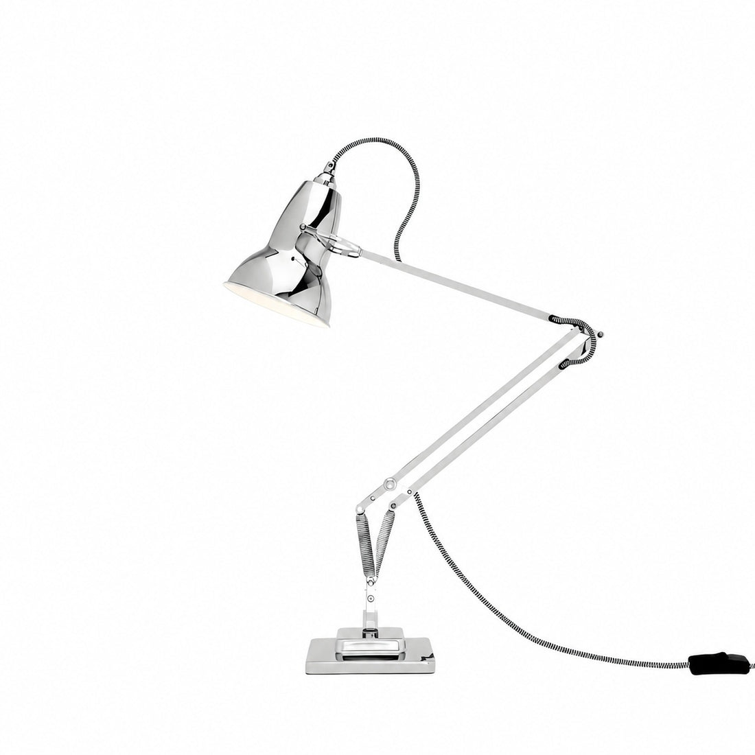 Classic Multicolor Desk Lamp - Adjustable Spring-Arm for Study Room