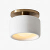 Cerova Modern Porcelain Flush Mount Ceiling Light– Elegant Ivory Shade