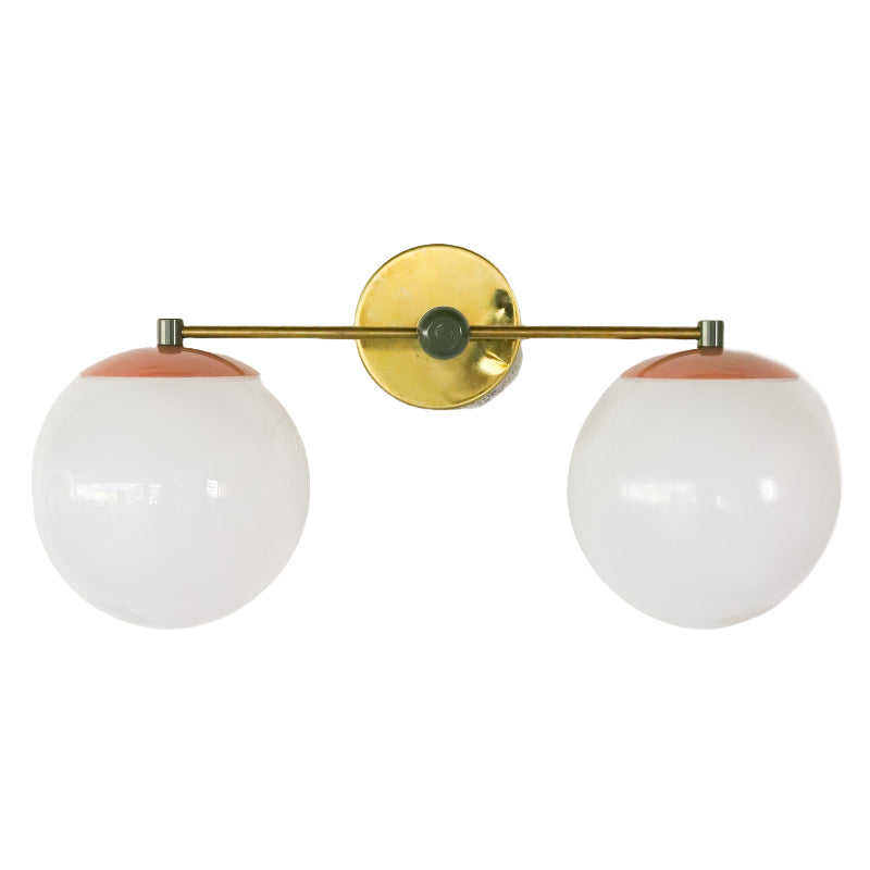 Two Lights Colorful Ernest Sconce - Bubble Pop Vanity Bathroom Sconces