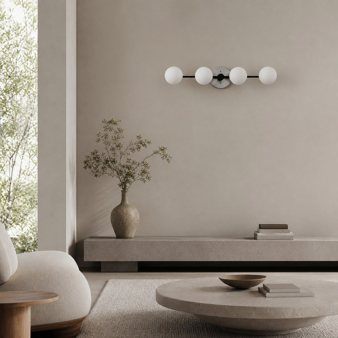Glorica Glass Long Vanity Light - Modern Minimalist Wall Sconce Design