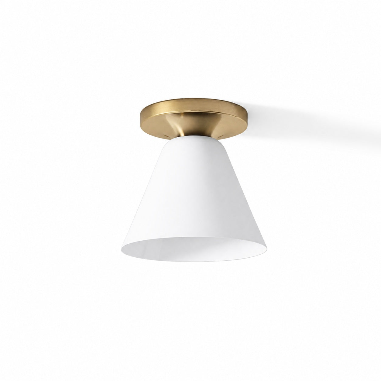 Conica Cone Flush Mount – Glass Ceiling Light for Modern Spaces