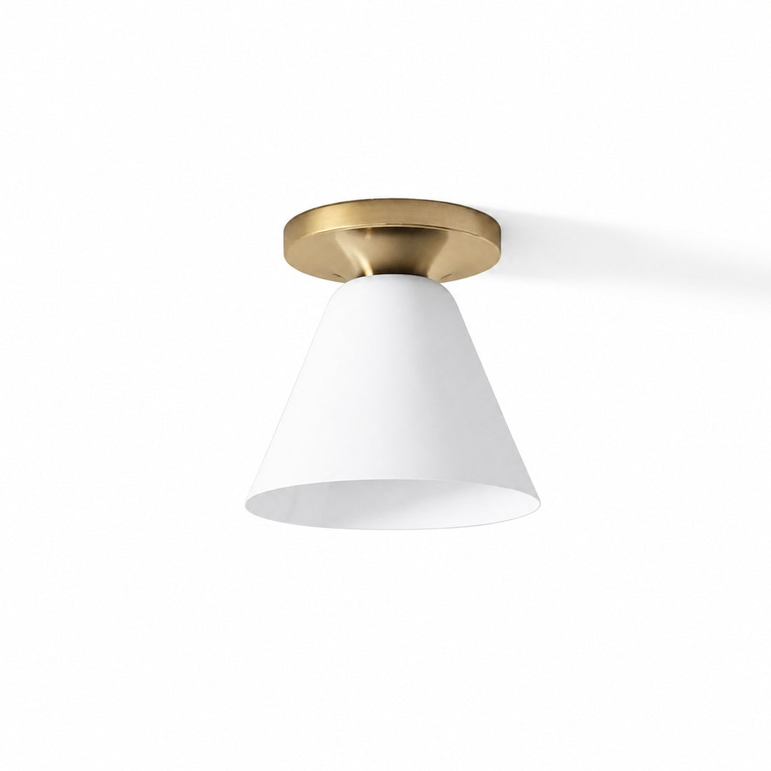 Conica Cone Flush Mount – Glass Ceiling Light for Modern Spaces
