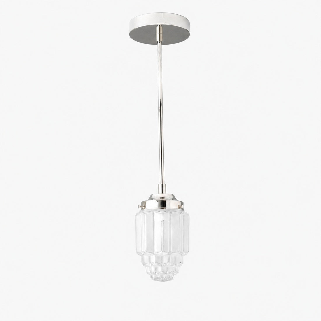 Tierlux Glass Pendant Light - Art Deco Globe Design