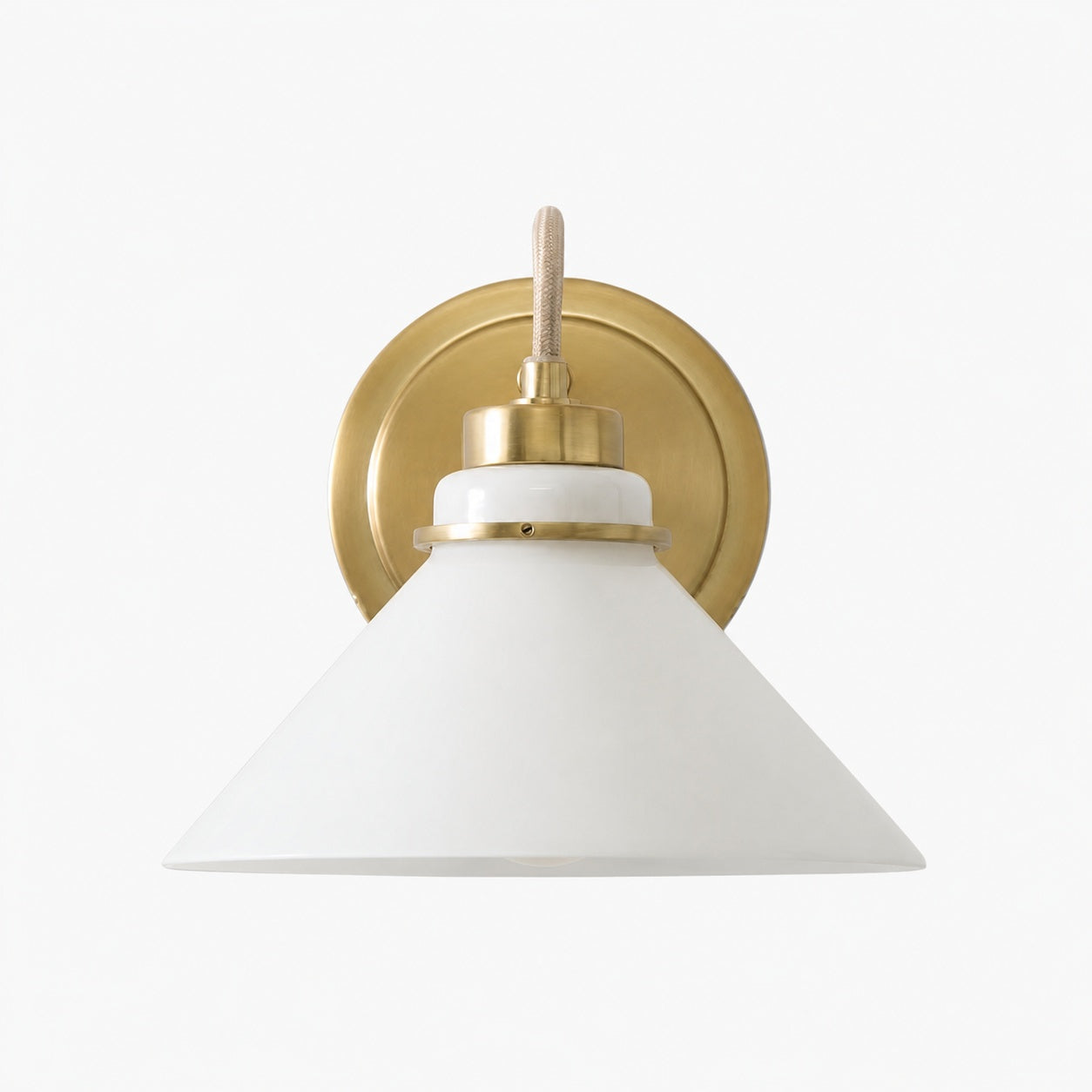 Aurenza Sconce – Farmhouse Wall Light with Metal Accents for Cozy Spaces