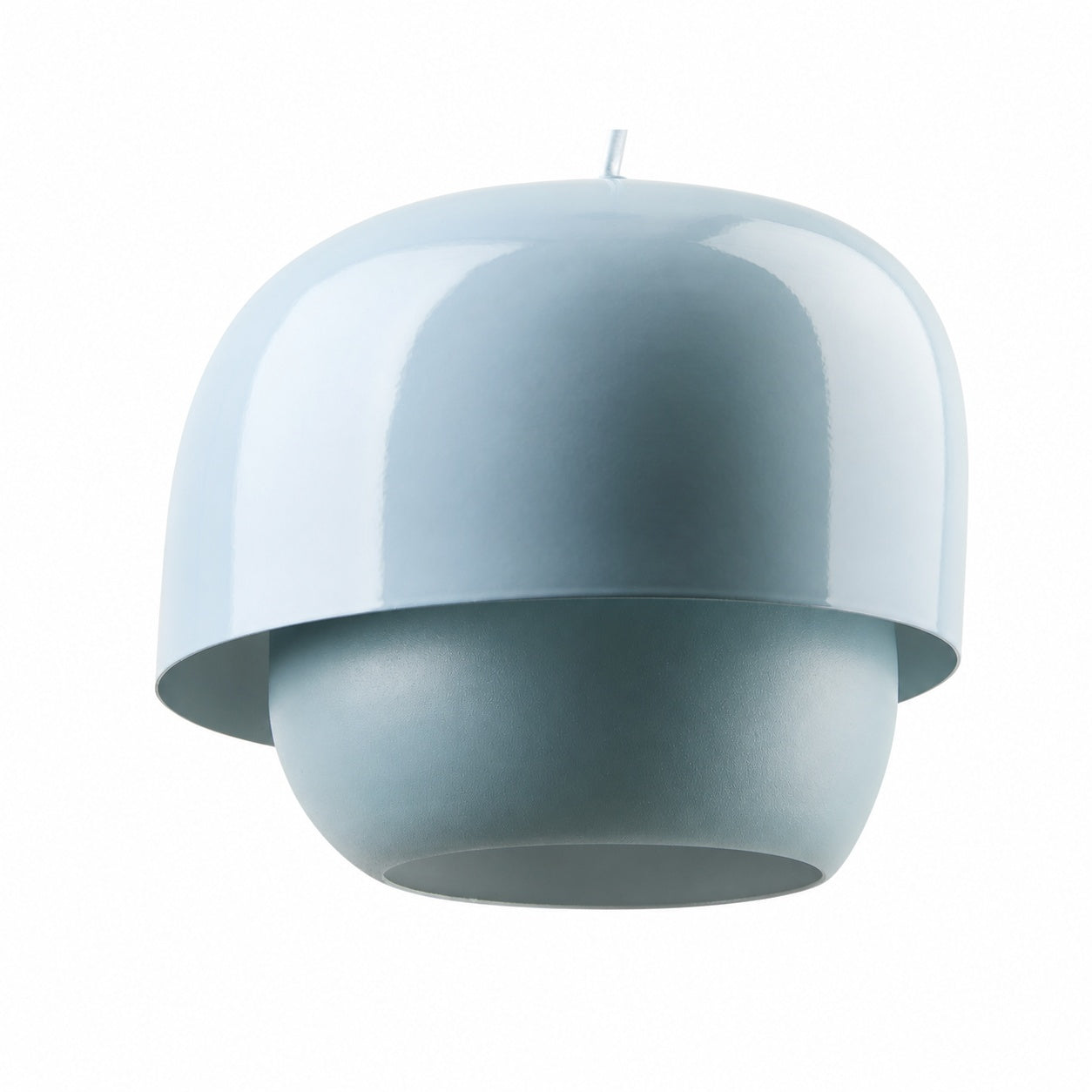 Clinco Retro-Modern Metal Pendant - Dual Shade Dome Light