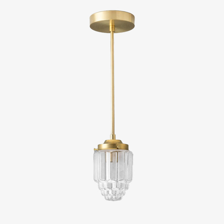 Tierlux Glass Pendant Light - Art Deco Globe Design