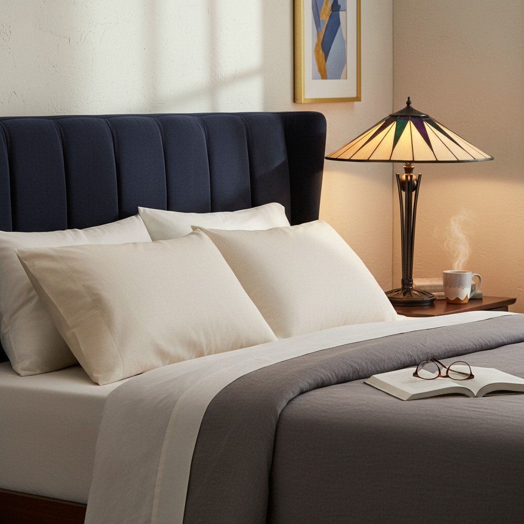 TF Dark Star Tiffany Style Geometric Shade Table Lamp for Bedroom and Accent Lighting