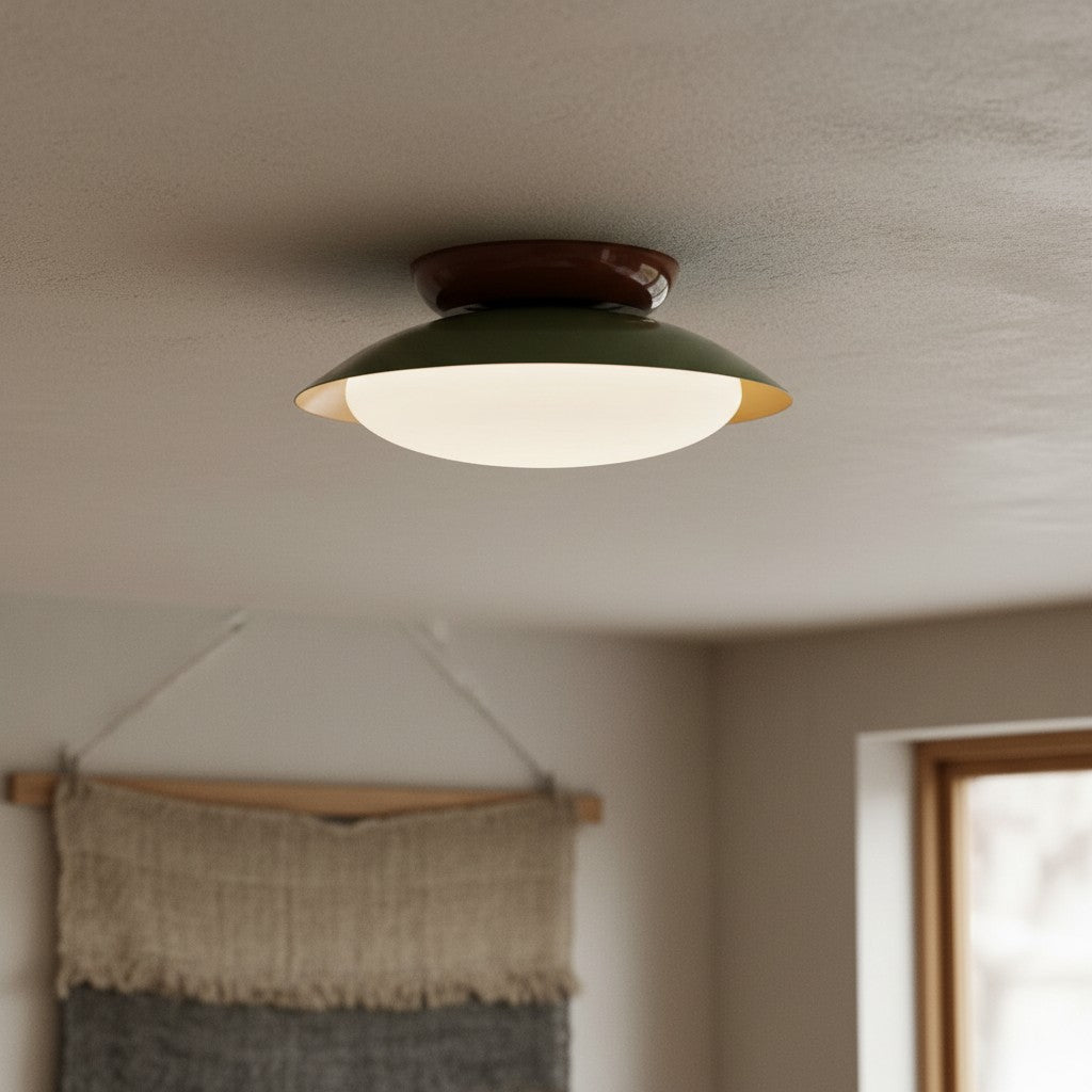 Heliora Modern Dome Ceiling Light - Minimalist Retro Style for Living Spaces
