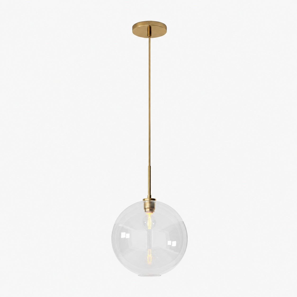 Selvion Sculptural Globe Pendant Light - Modern Glass Pendant Lamp - Sleek Design