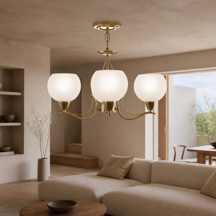 Armicora Multiple Lights Antique Chandelier – Elegant Metal Finish for Dining Rooms or Living Areas