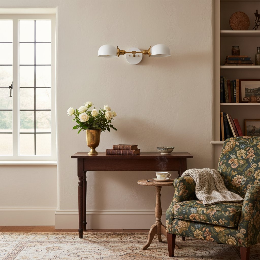 Luminara Luxury Opal Glass Dual Vanity Fixture – Multi Finish Wall Sconce for Mirror Lighting