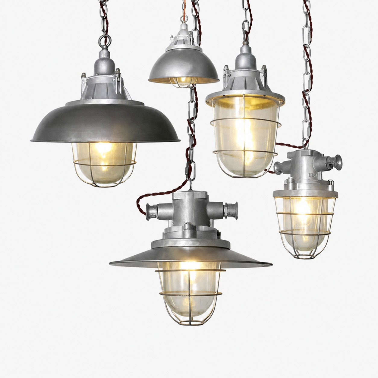 Bulkhead Cage Pendant Light