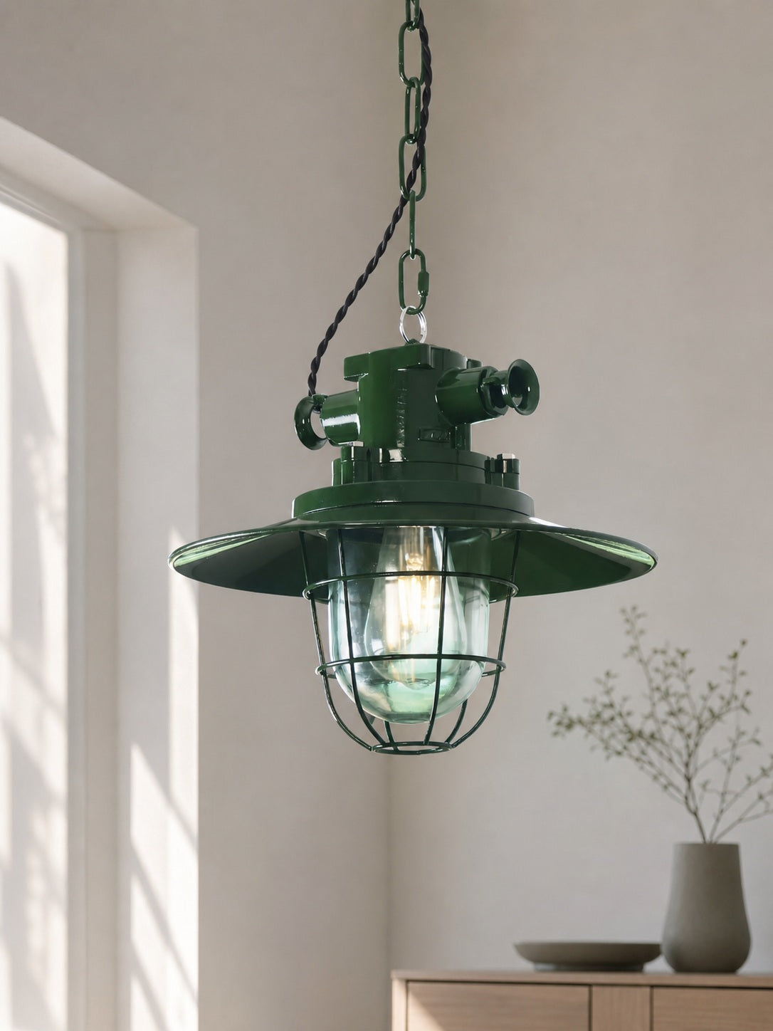 Thorlux Green Pendant Light