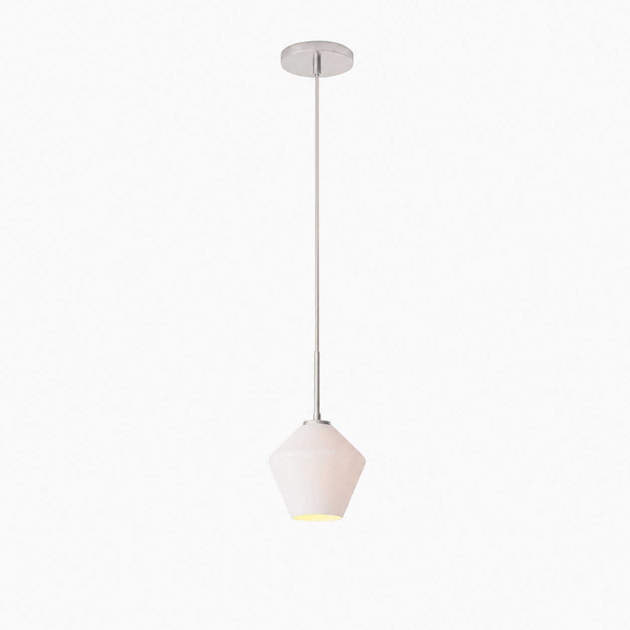 Merin Transparent Glass Sculpture Geometric Chandelier
