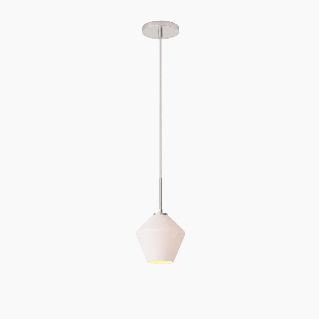 Merin Transparent Glass Sculpture Geometric Chandelier