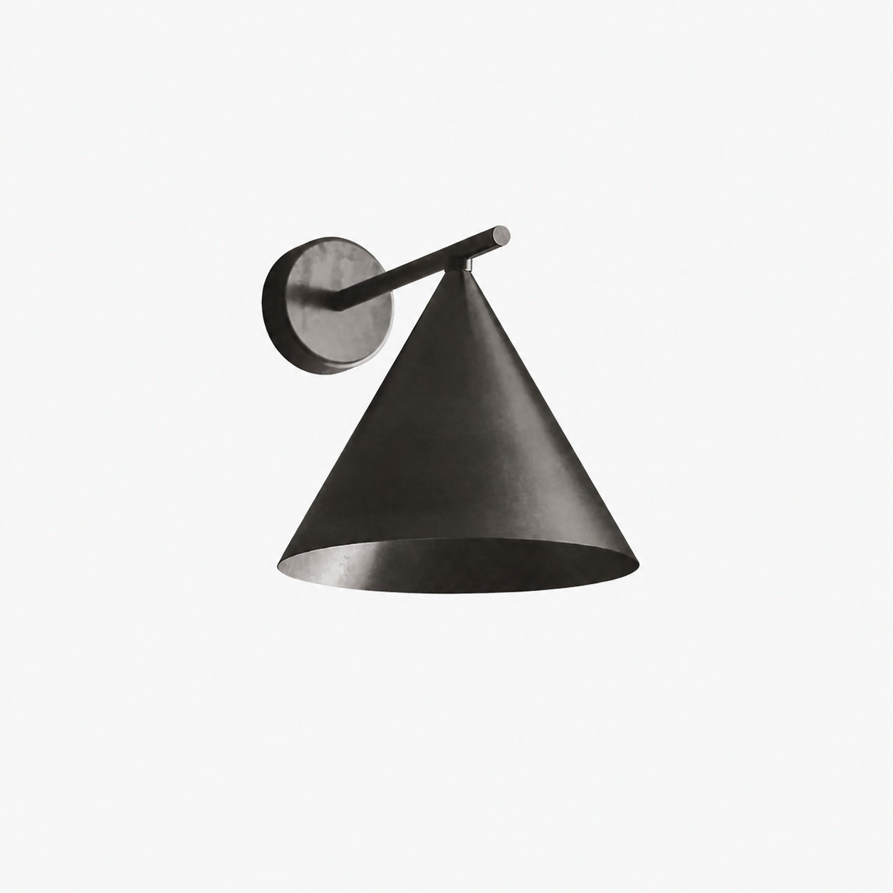 Ivoran Wall Sconce - Metal Acrylic Cone LED Wall Lamp for Living Room