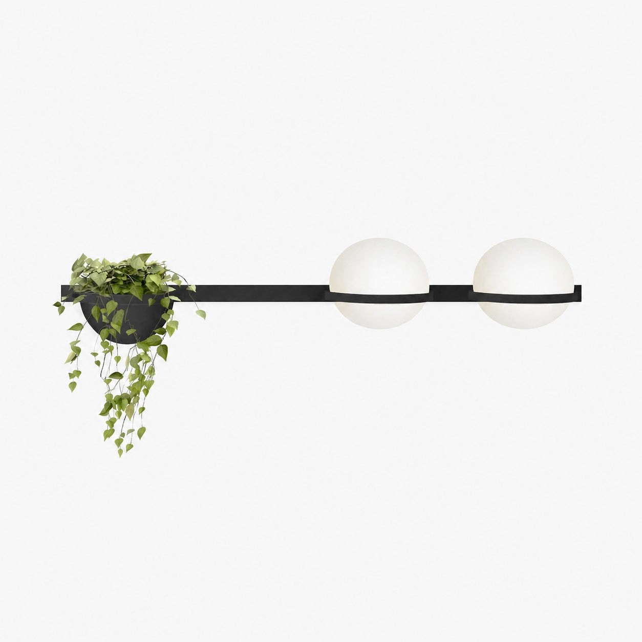 Globe Shade Minimalist Wall Lamp for Indoor and Outdoor Spaces