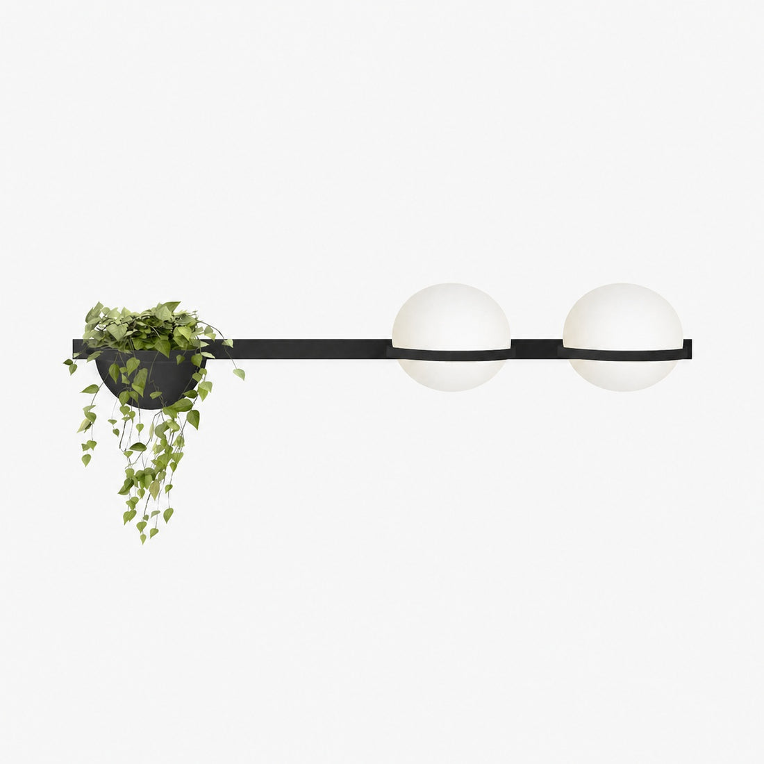 Globe Shade Minimalist Wall Lamp for Indoor and Outdoor Spaces
