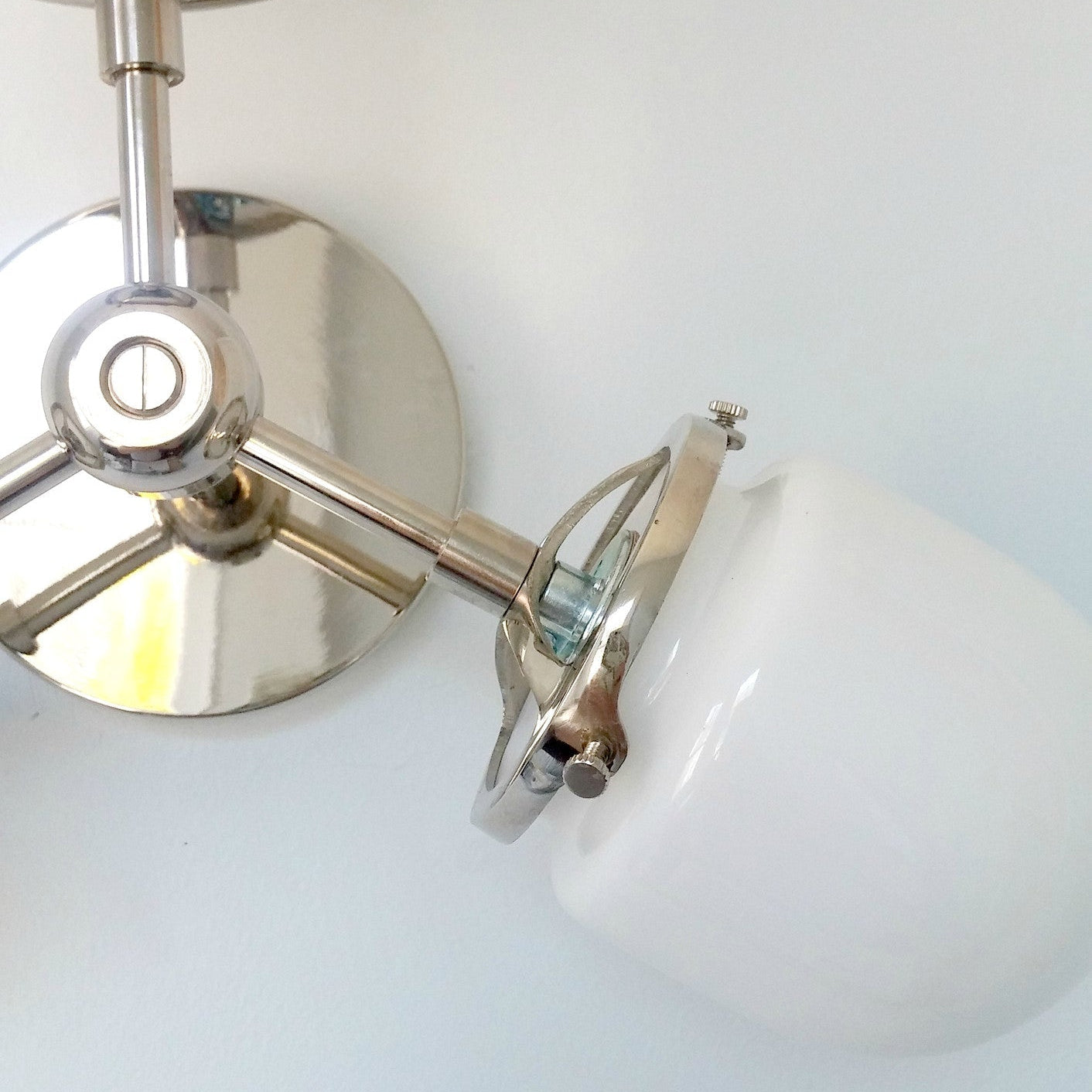 Glass Tube Light Fixture With Modern Metal Finishes For Wall & Ceiling