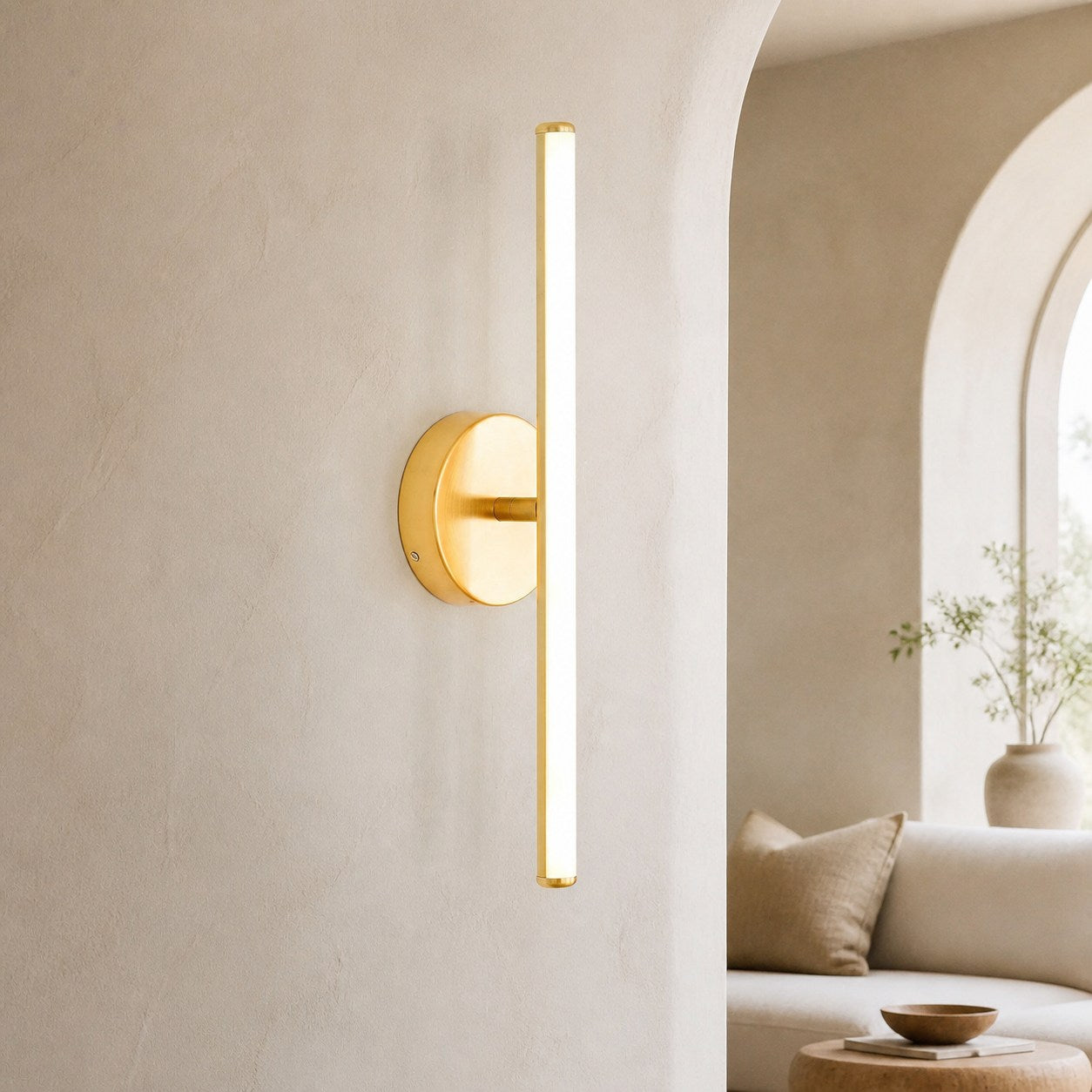Voro Modern LED Wall Sconce - Metal Bathroom & Hallway Lighting Fixture