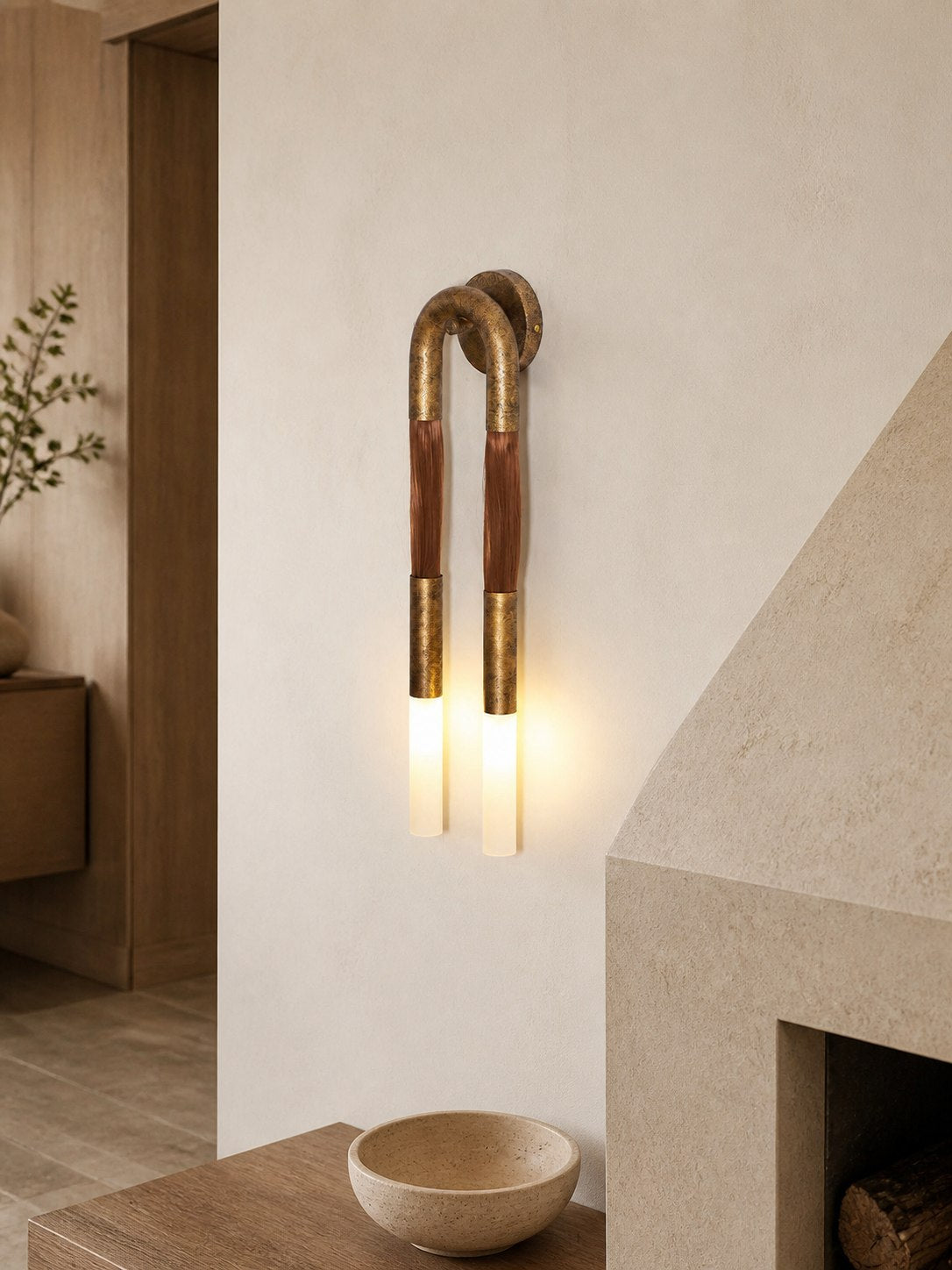 Double Head Antonia Sconce