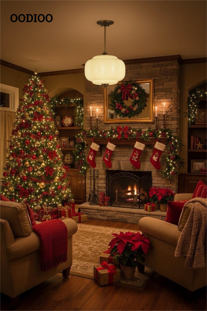 Antique Brass Green Glass Eloise Pendant Light