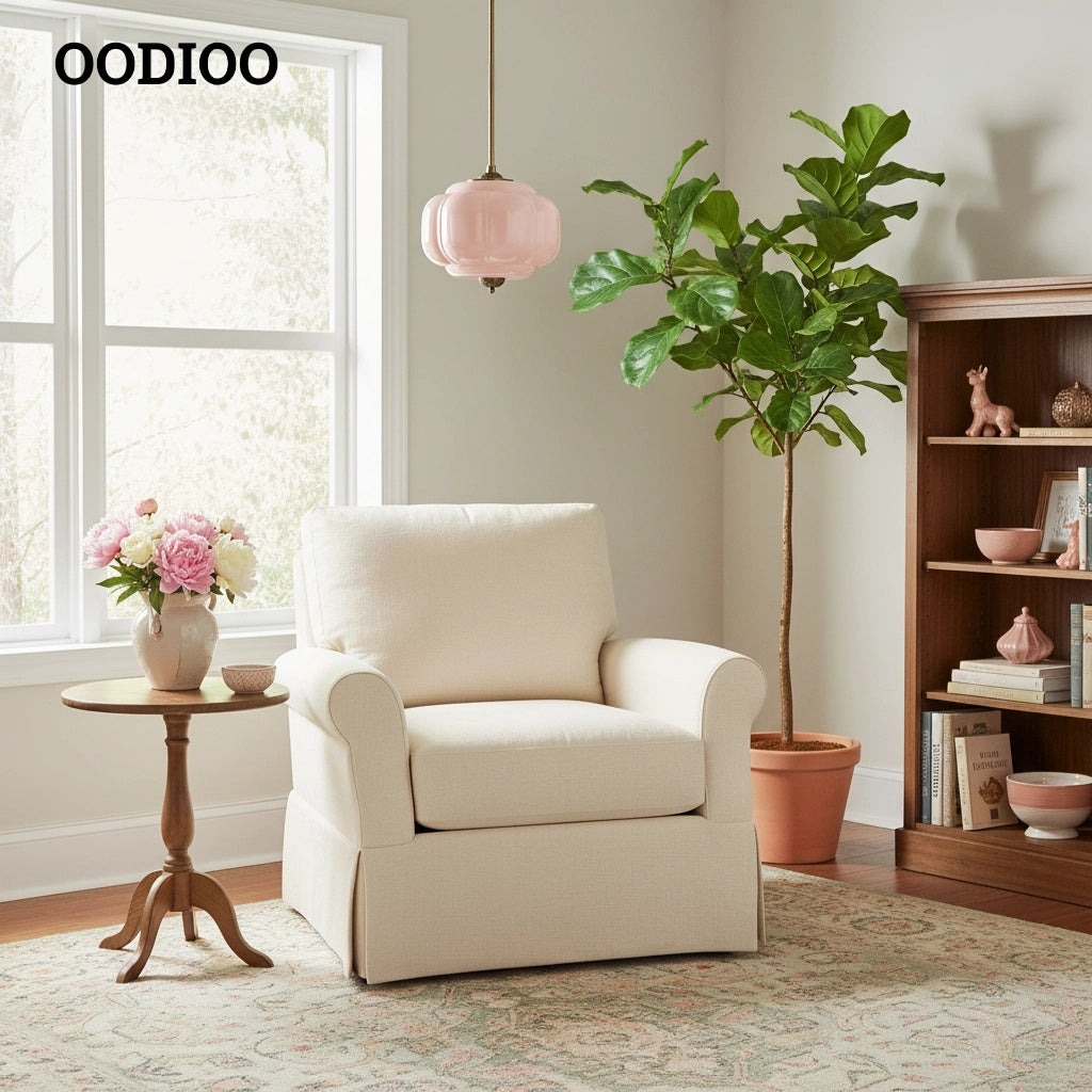 Antique Brass Green Glass Eloise Pendant Light