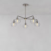 Selvion Elegant 5-Light Globe Chandelier – Modern Glass Pendant Lighting Fixture