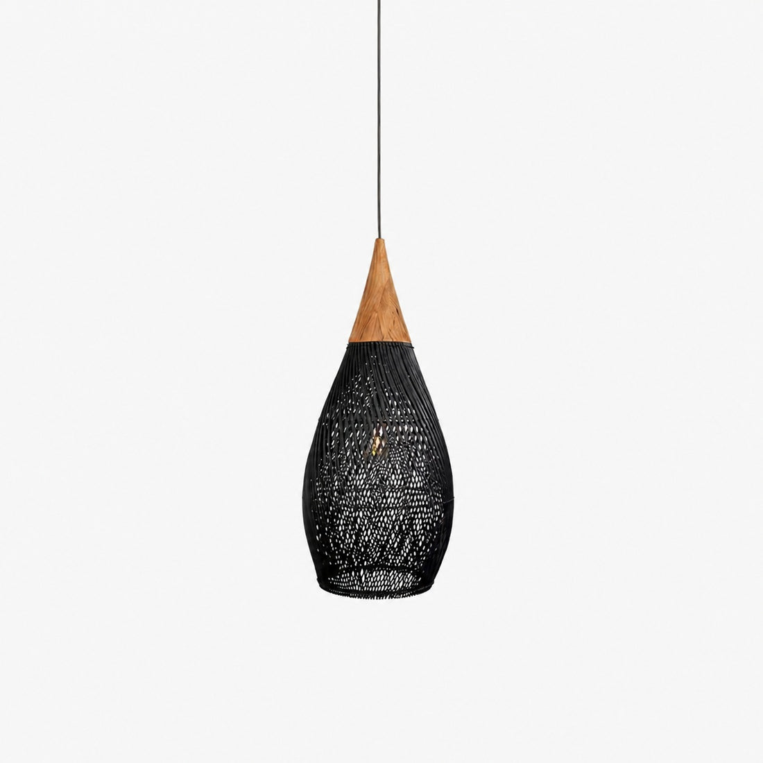 Harp Braided Rattan Pendant Lamp