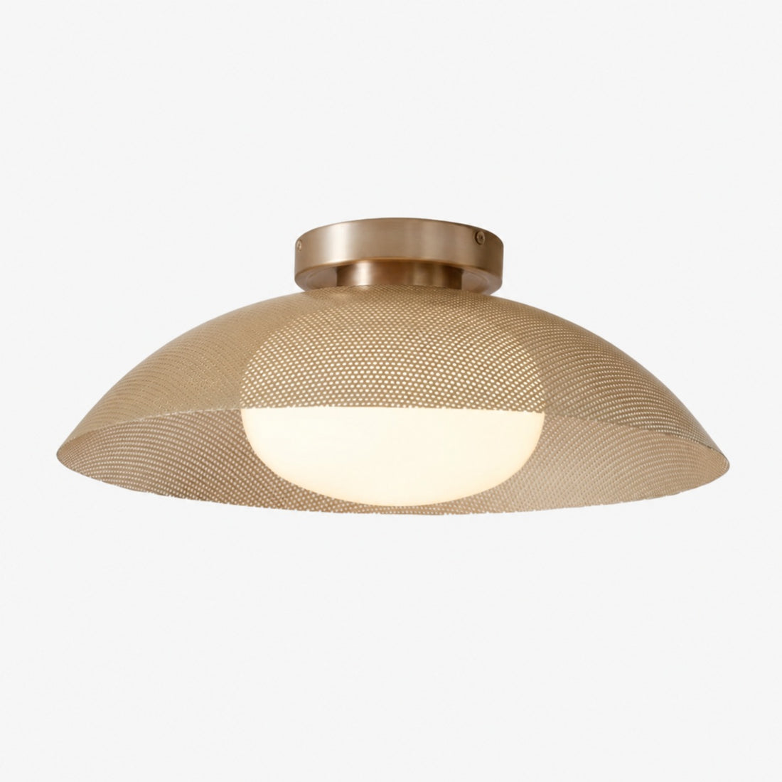 Elorina Flush Mount Glass/Metal Ceiling Light - A Stylish Fixture for Modern Spaces