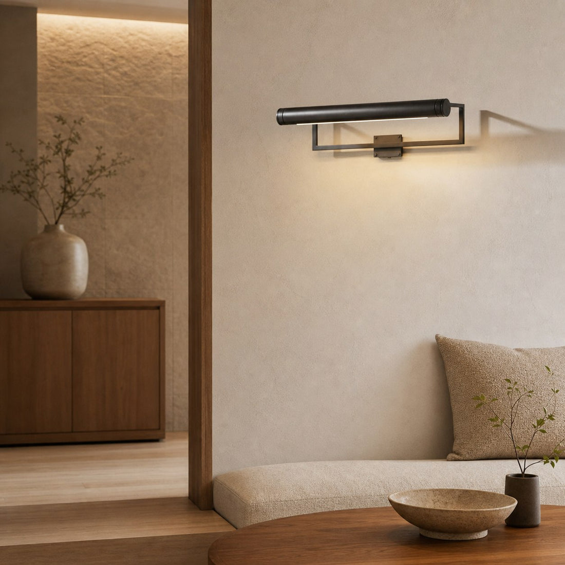 Aurix Picture Light – Sleek Slim Design Wall Lamp Metal Finish for Living Rooms & Galleries