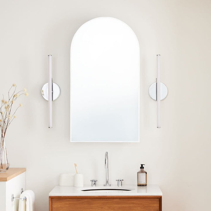 Voro Modern LED Wall Sconce - Metal Bathroom & Hallway Lighting Fixture