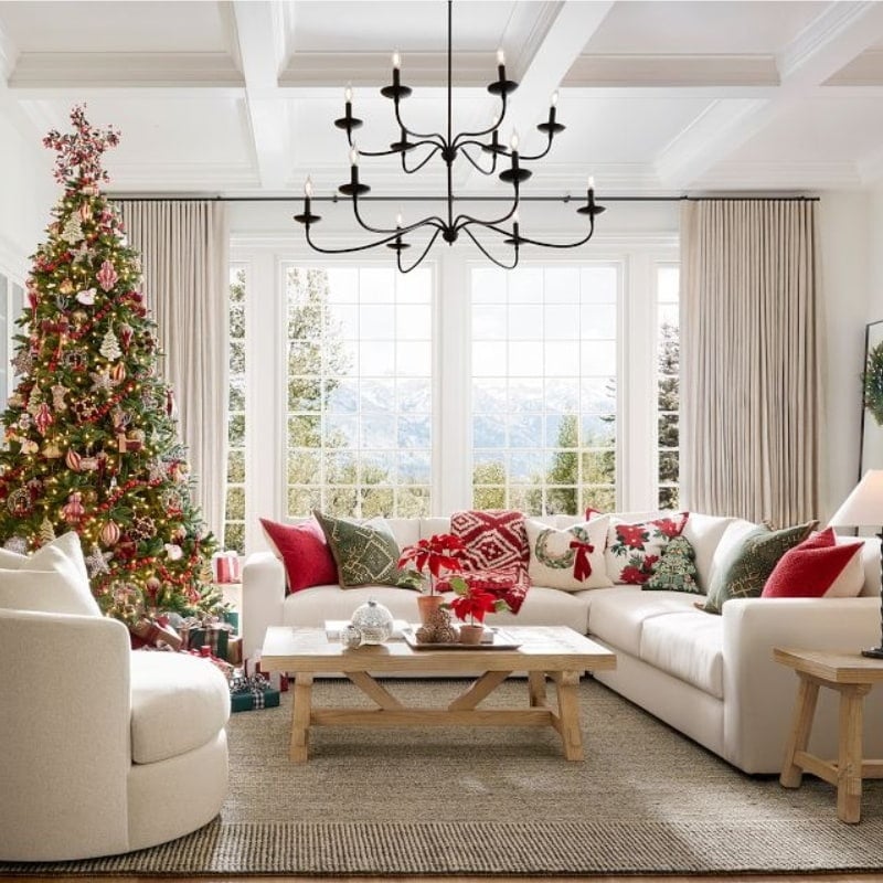 Reticula Modern Round Chandelier – Iron Frame with Open Circular Design for Dining or Entry