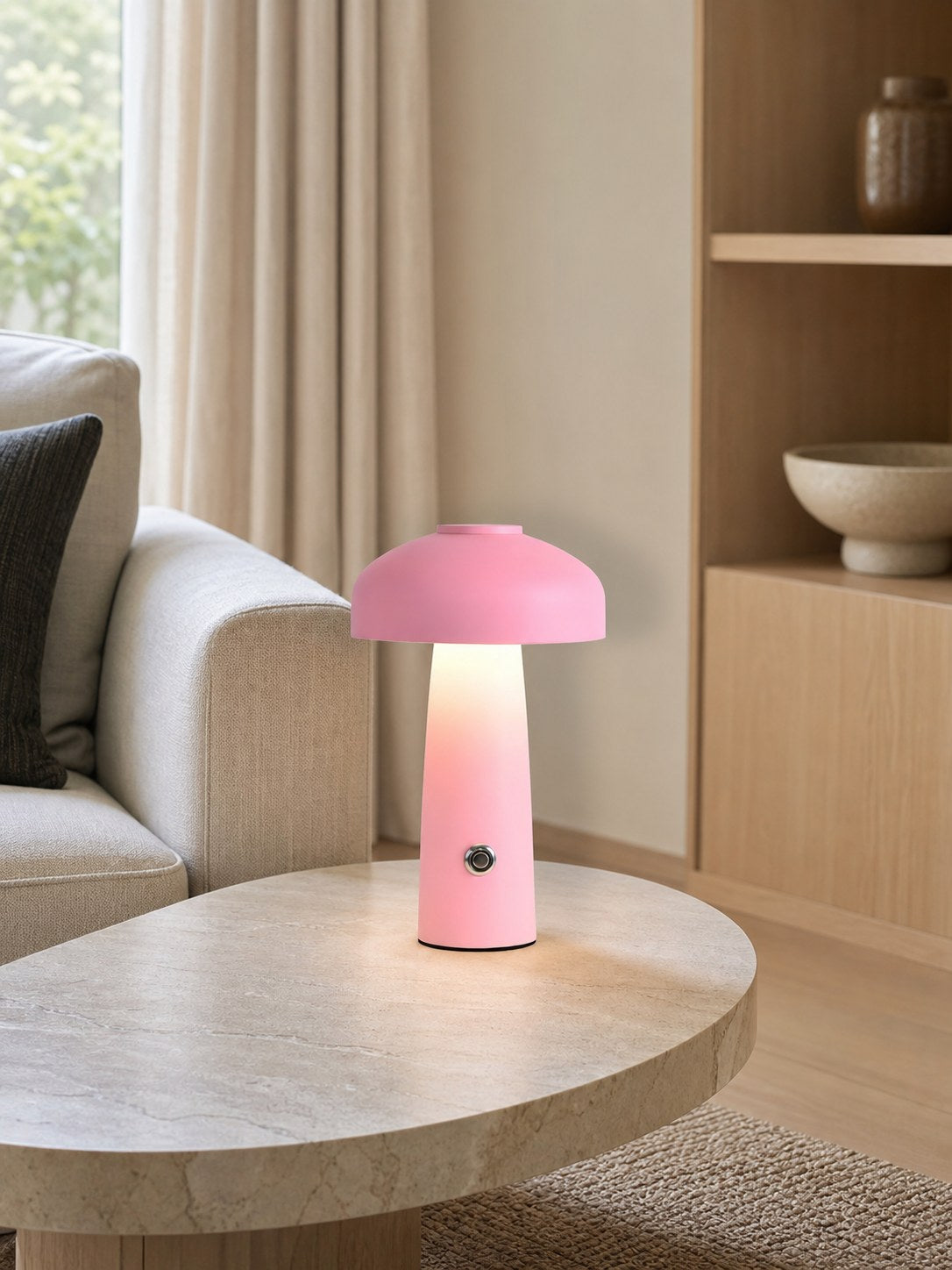 Leon Mushroom Table Lamp (built-in battery)