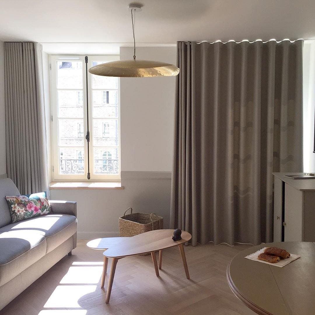 Hammered Brass Suspension Light