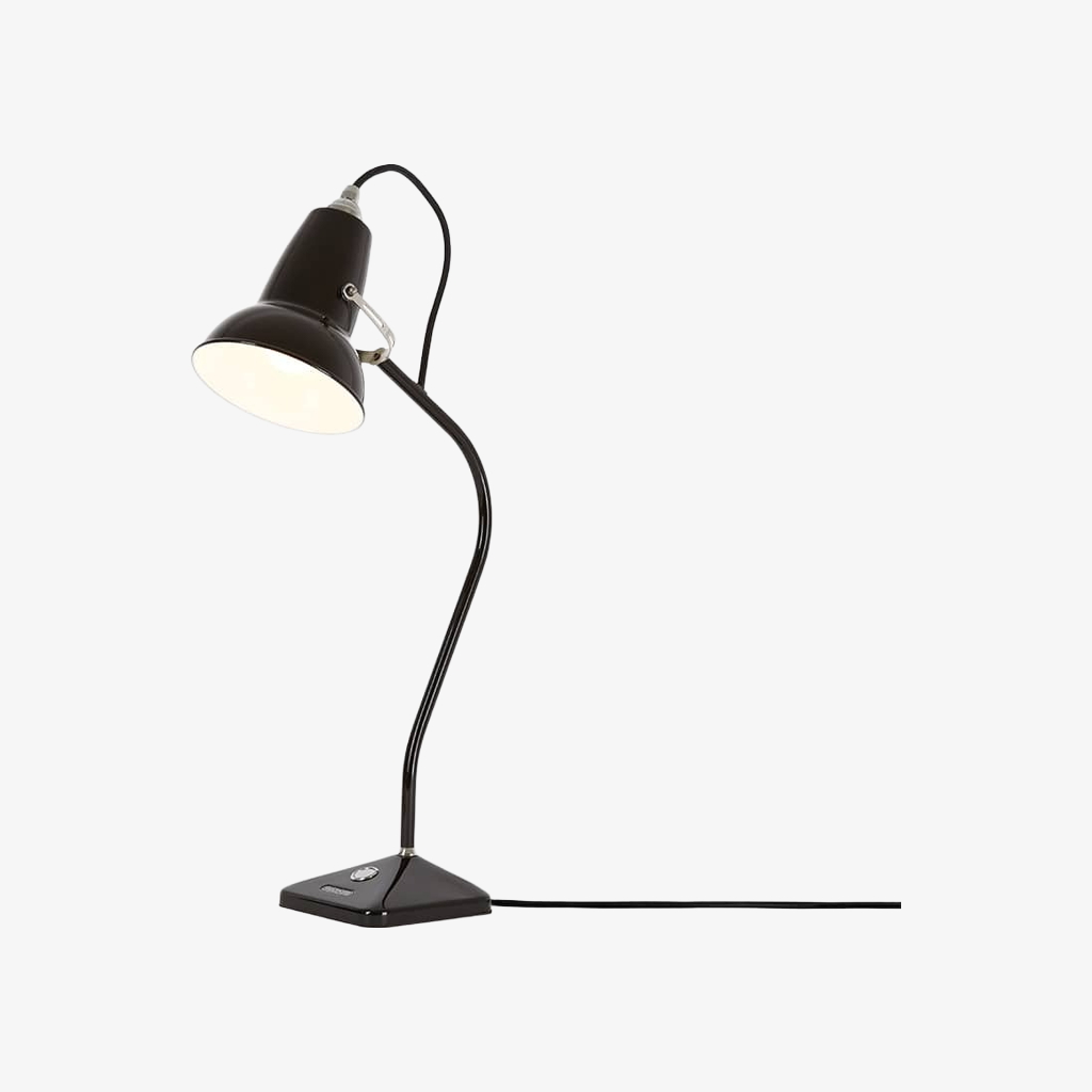 Original 1227 Vintage Style Compact Table Lamp with Metal Base for Home Accent