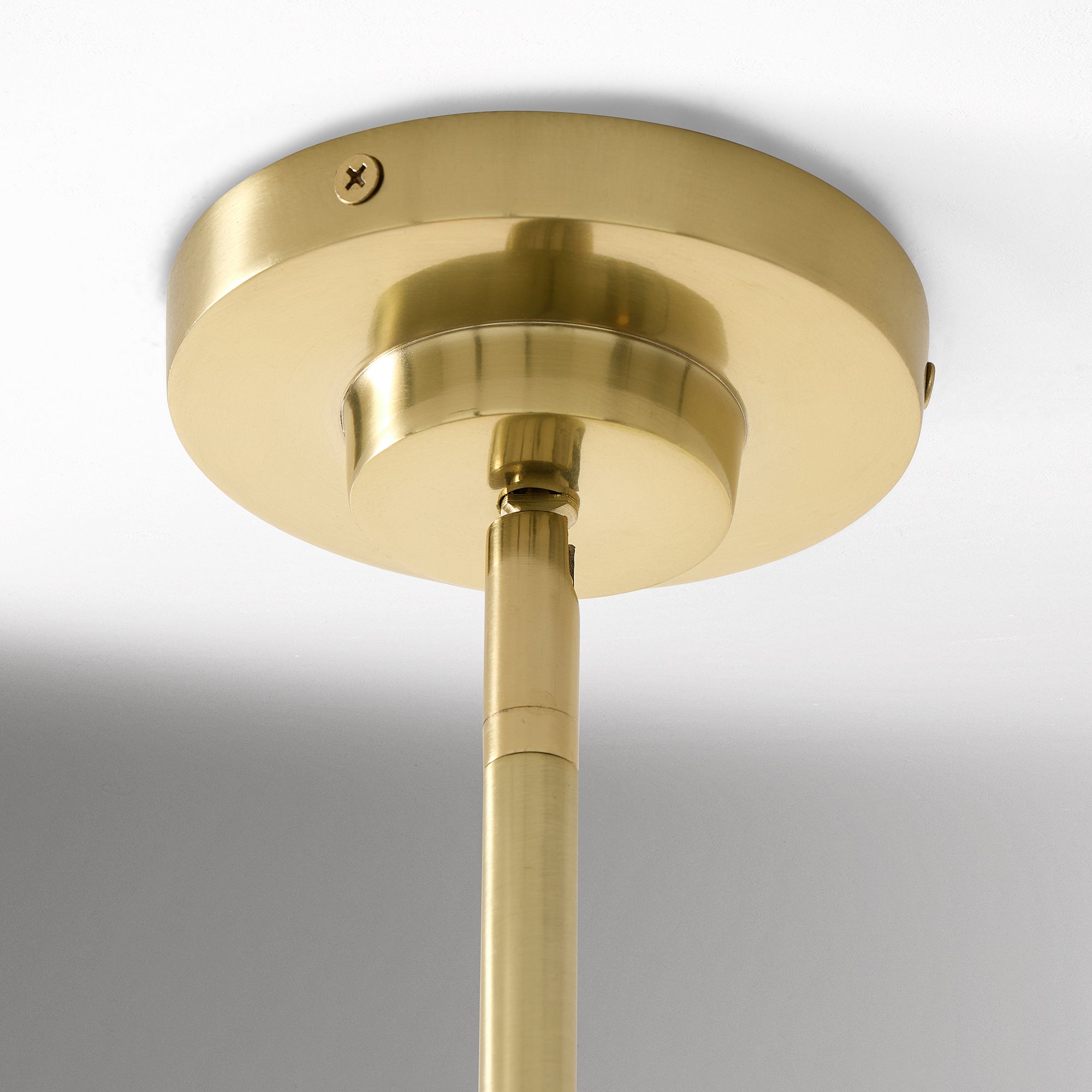 Galvia Champagne Bronze 6-Light Chandelier - Metal Adjustable