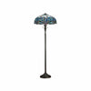 TF Dragonfly Motif Floor Lamp – Vintage Stained-Glass for Living Rooms