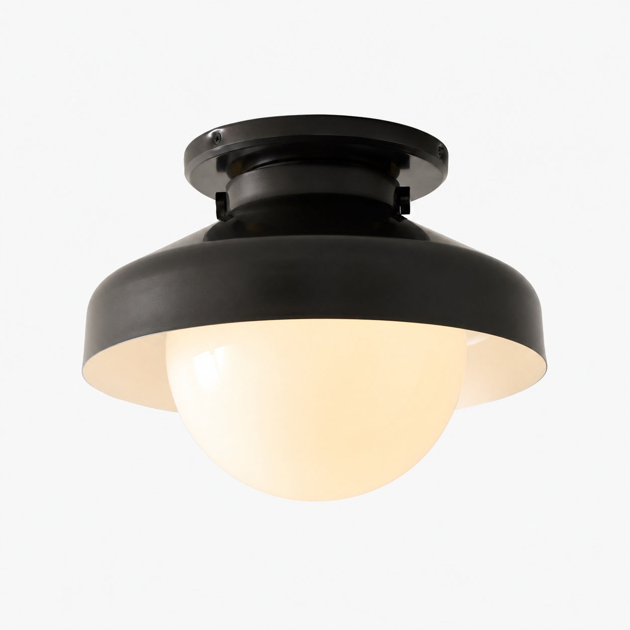 Hanton Modern Flush Mount Ceiling Light - Metal Minimalist Fixture for Home