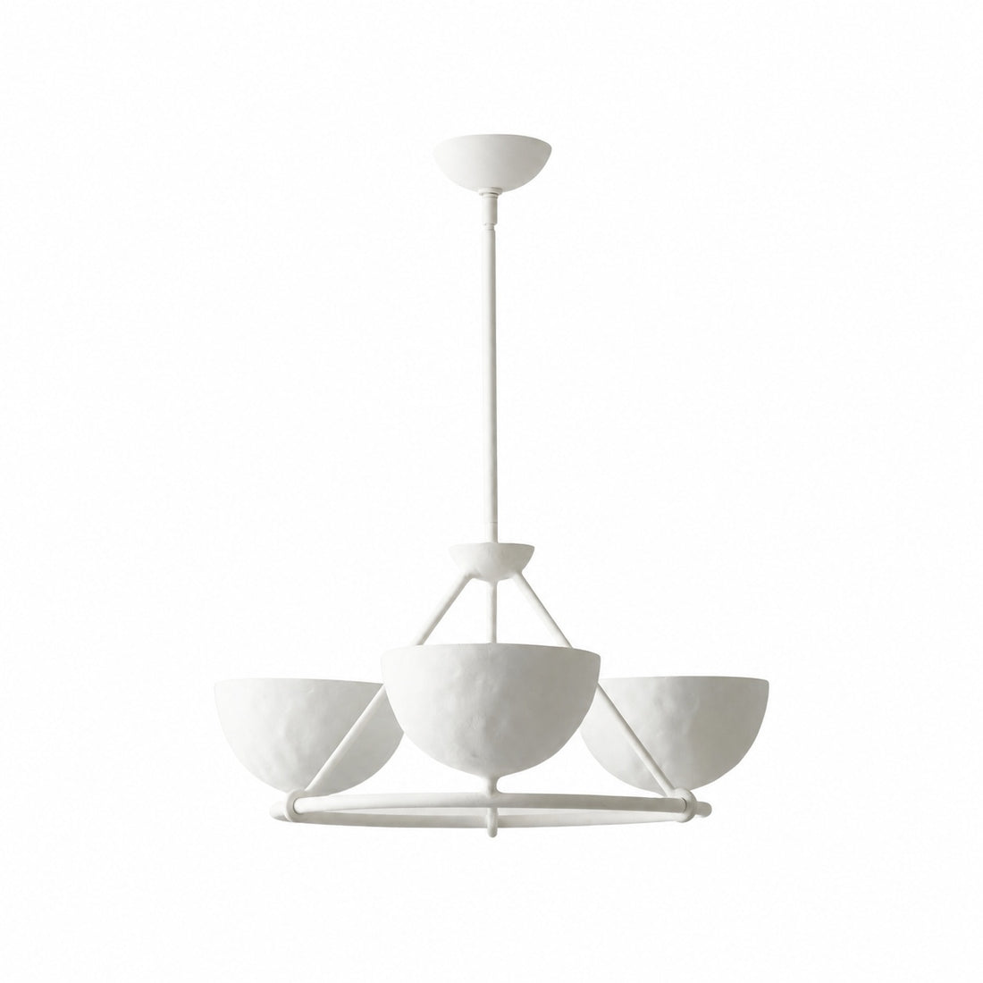 Plara Multi‑Light Chandelier – Modern Polyresin and Plaster for Dining & Foyer